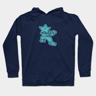 Weird dance star. Simple design Hoodie